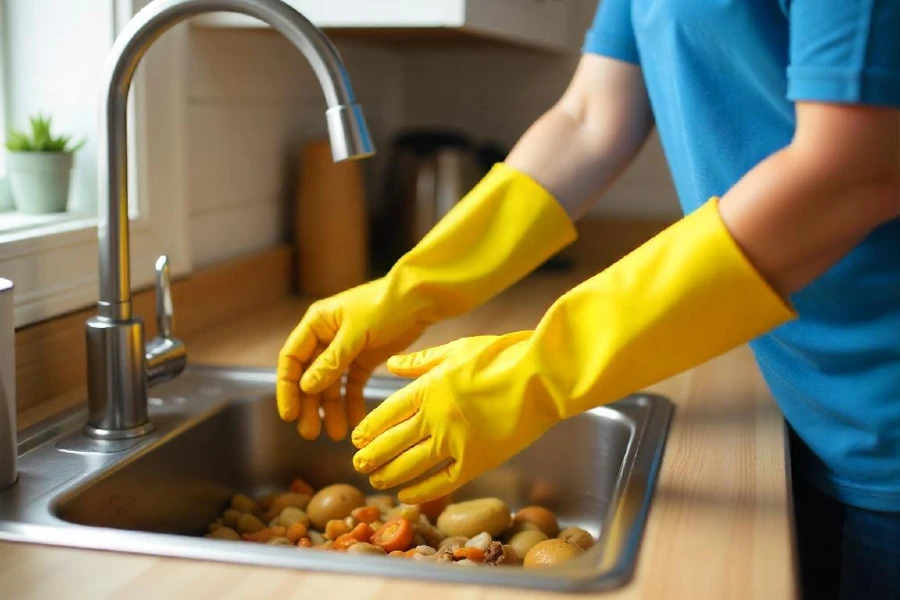 dishwashing gloves