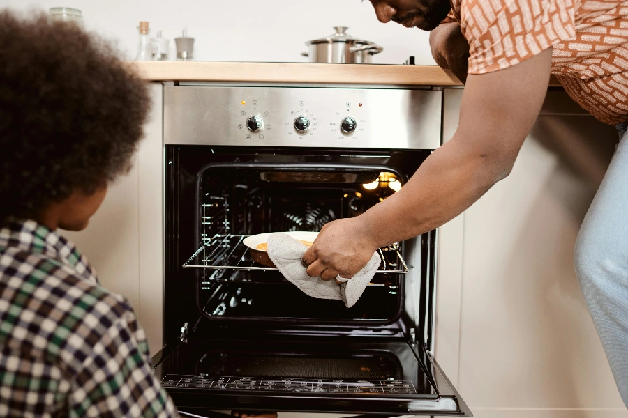 removing oven racks before self cleaning cycle